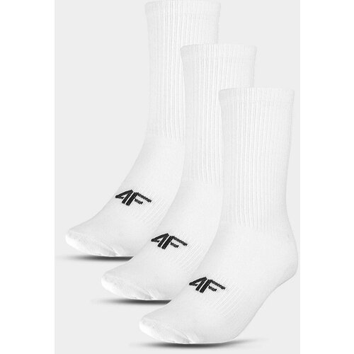4f Men's Casual Socks Above the Ankle (3pack) - White Slike