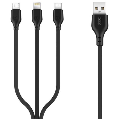 XO Kabel NB103 3v1 1m 2,1A črn, (20441820) Cene