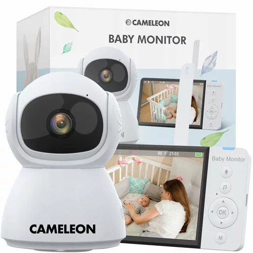 Full HD monitor za bebe dadilja s rotirajućom video kamerom i 5" LCD 5Ah