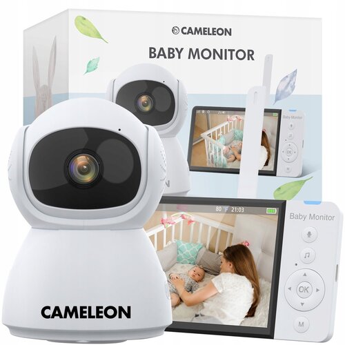  Full HD monitor za bebe dadilja s rotirajućom video kamerom i 5&amp;quot; LCD 5Ah Slike