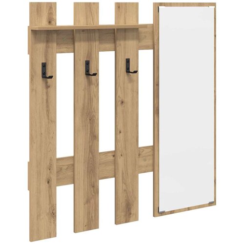  Vje&amp;scaron;alica za kapute na zidu Umjetnički hrast 100 x 10 x 100 cm Slike