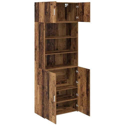 vidaXL Ormarić za pohranu Zidne Staro drvo 80 x 42 5 x 225 cm Cijene
