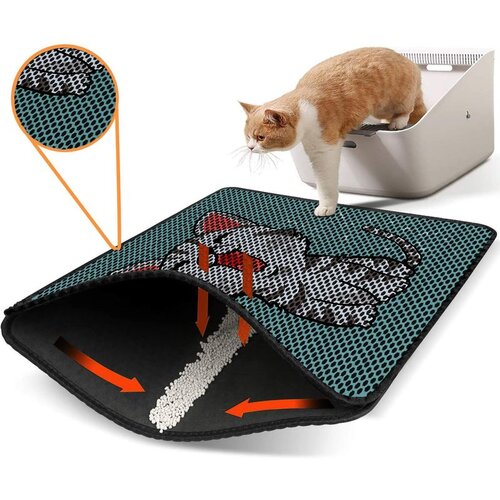 WALLXPERT Nrszn0153 multicolor cat litter mat Cene