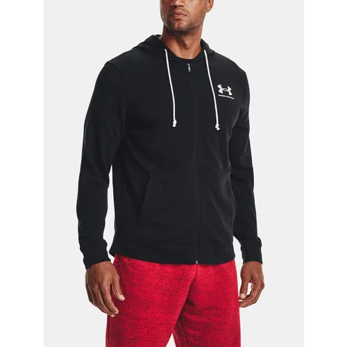 Under Armour Sweatshirt UA Rival Terry LC FZ-BLK - Mens