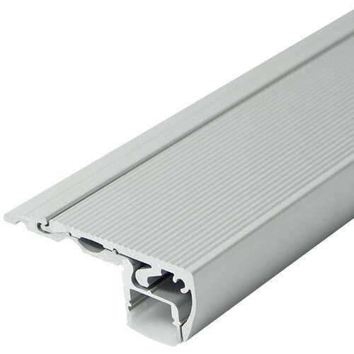 Mitea Lighting aluminijumski profil za led trake sivi 20x60x2000mm za pločice/stepenice sa difuzorom 2m MA4720-A Cene