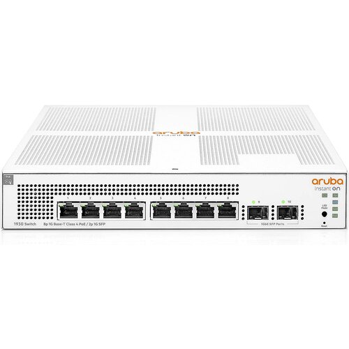 HP Stikalo HPE Aruba IOn 1930 8G 2SFP 124W (JL681A) Slike