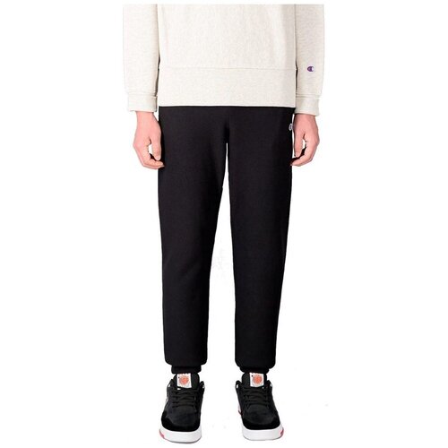 Champion Hlače Reverse Weave Ribbed Cuffs Črna Slike