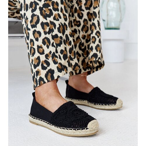 Gemre Black espadrilles with Kalba embroidery Cijene