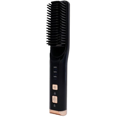 INF USB polnilni brezžični kodralnik in ravnalnik las 2-v-1 z nastavljivo temperaturo Black, (5000139401) Cene