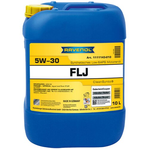 RAVENOL Motorno ulje FLJ 5W-30, 10 l Cene