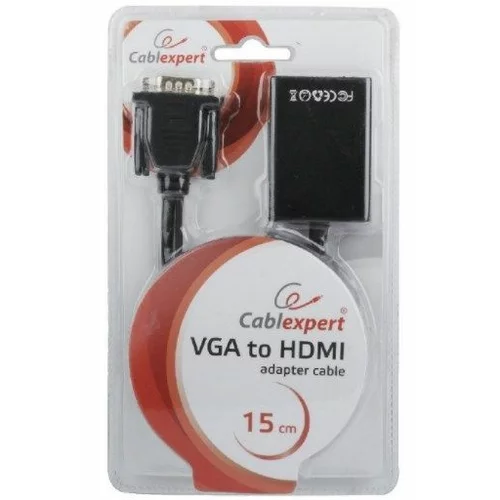 Gembird Adapter VGA M - HDMI Ž + avdio A-VGA-HDMI-01