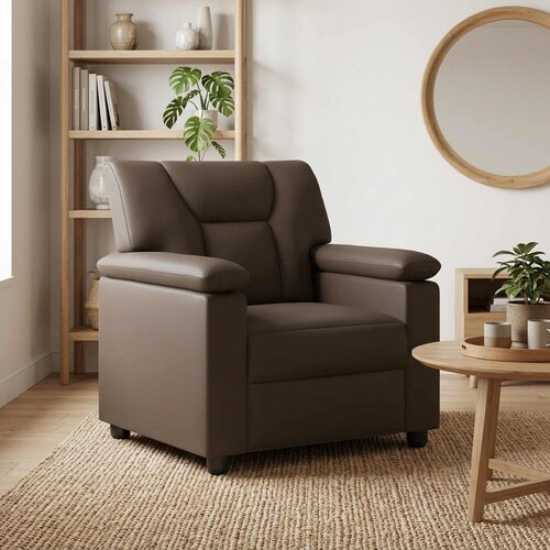 SOFA Siva 91 x 85 x 93 cm Umjetna koža Cijene