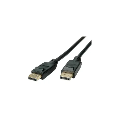 Roline green DisplayPort priključni kabel DisplayPort utikač 2.00 m crna 11.44.5811 Ultra HD (8K), sa zaštitom, TPE plašt, bez halogena DisplayPort kabel