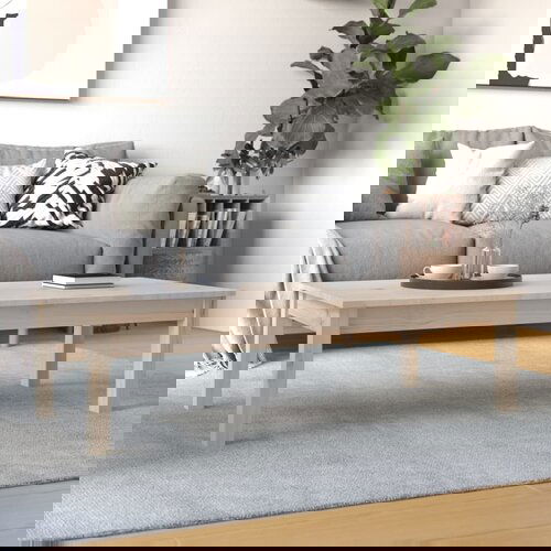 VidaXL Klubska mizica 110x50x30 cm trdna borovina Slike