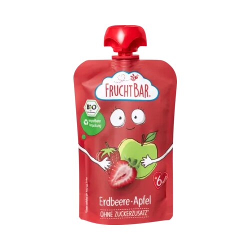 FRUCHTBAR Bio Quetschie - jagoda in jabolko Cene