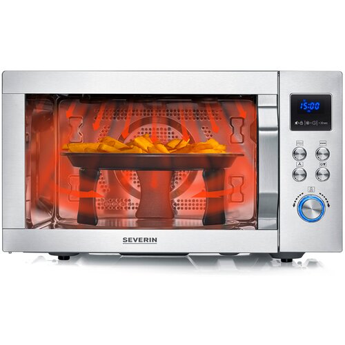 Severin MW7918 Mikrovalovna pecica z in žarom vrocim zrakom, funkcija 900 W, 25 Air-Fryer, l, 791800 Slike