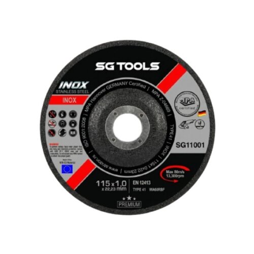 SG Tools SG11001 rezna ploča 115 x 1.0mm Inox Premium WA 60 RBF ( SG11001 ) Cene