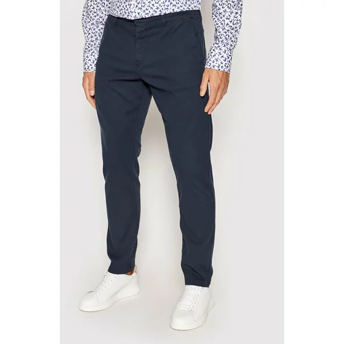 Boss Chino hlače Taber-1 50472558 Mornarsko modra Slim Fit
