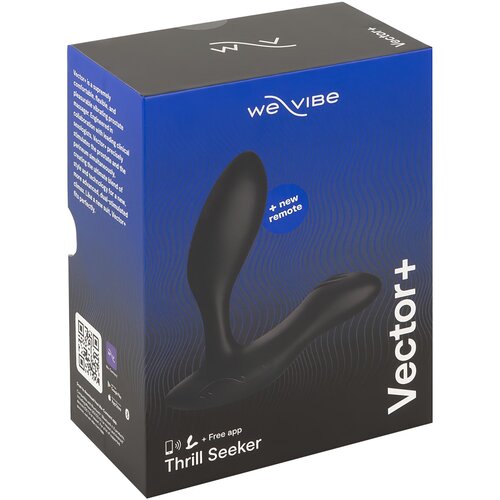 We Vibe Vector+ - pametni analni vibrator na baterije, vodootporan (crni) Cijene
