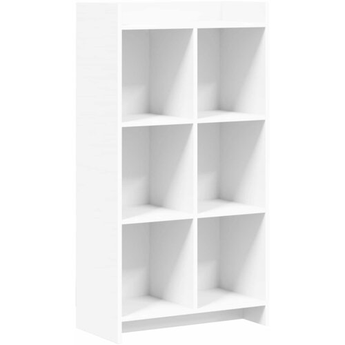 VidaXL Police za knjige Bijela 59 x 30 x 111 cm Konstruirano drvo - Bijela 59 cm Slike