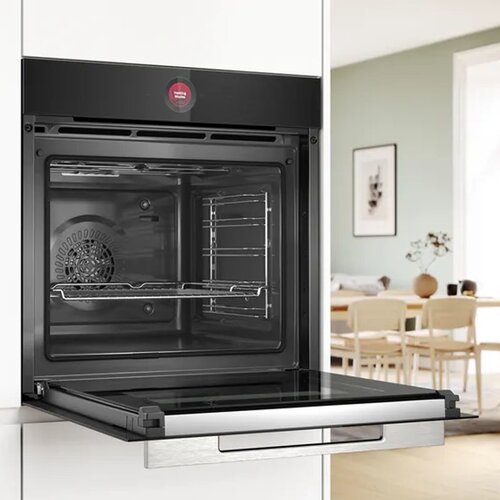 Bosch pećnica Serie 8|CRNA, A+,PIROLIZA,Glasovne naredbe,AutoOFF,Bosch Assist ( HBG7741B1 ) Slike