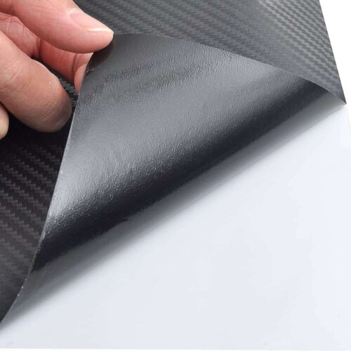 VidaXL Folije za automobil 2 kom 3D crne 100 x 150 cm Slike