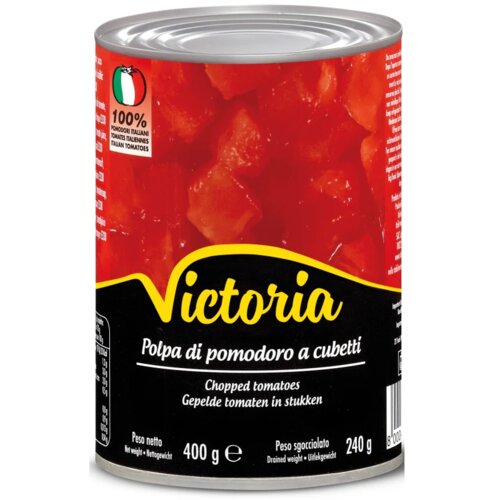 Nepoznato Paradajz VICTORIA komadići u sopstvenom soku 400g Cene