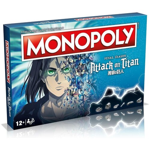 Winning Moves board game monopoly - attack on titan - the final season Cene