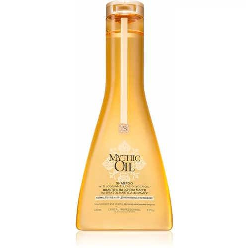 L´Oréal Paris Mythic Oil šampon za normalne in tanke lase 250 ml za ženske