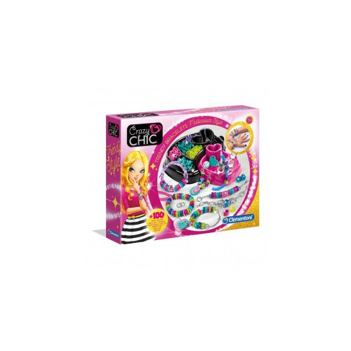 Clementoni Set za izdelavo zapestnic Crazy Chic 15180 Cene
