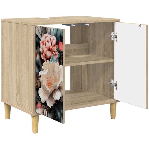  Kupaonski ormar BORNE Sonoma 60 x 40 x 60 cm Konstruirano drvo Slike