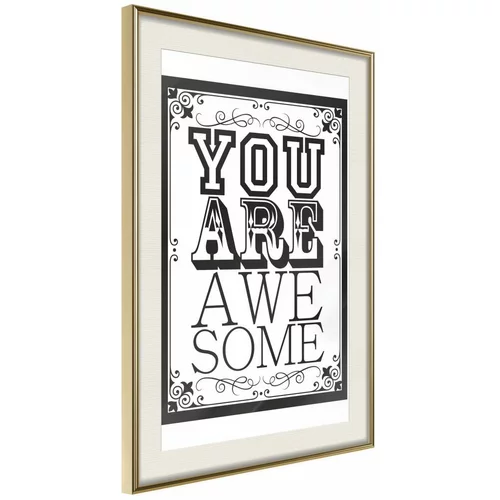  Poster - You Are Awesome 20x30