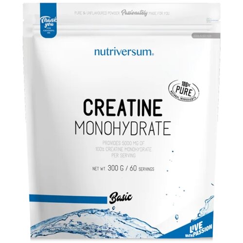 NUTRIVERSUM Kreatin monohidrat, 300g Slike