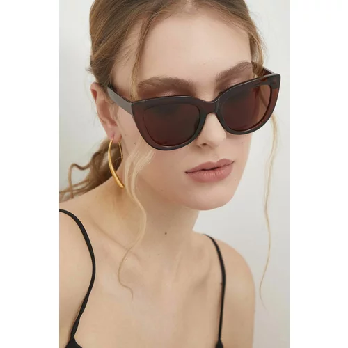 Answear Lab Sončna očala ženski, rjava barva