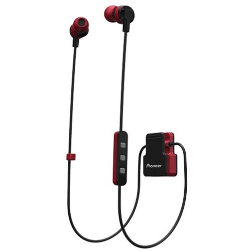 Pioneer bubice sa mikrofonom SE-CL5BT-R, bluetooth crvena slušalice Slike