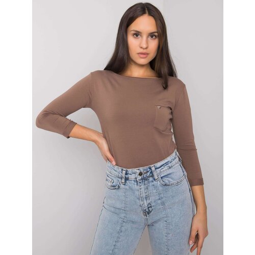 BASIC Feel Good Blouse-RV-BZ-7316.06X-brown Cene