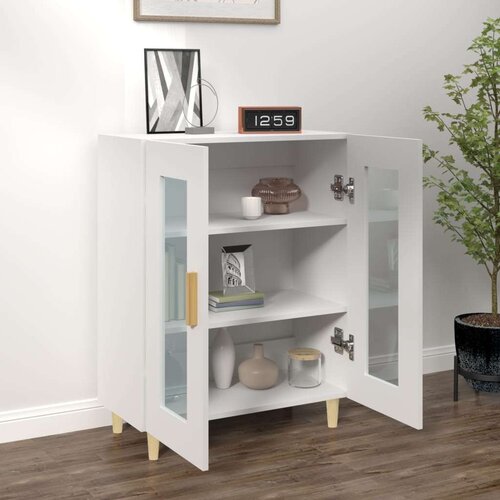 VidaXL Komoda bijela 69,5 x 34 x 90 cm od konstruiranog drva Slike