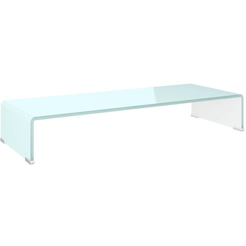 Maison Chic Stojalo za TV / ekran - TV stojalo - Stojalo za ekran stekleno zeleno 80x30x13 cm, (21700328) Slike