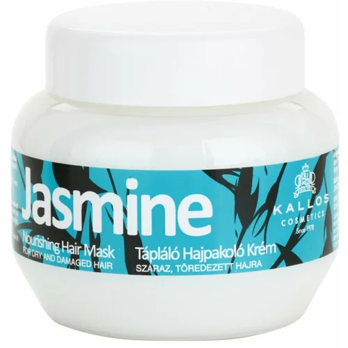 Kallos Cosmetics jasmine hranilna maska za suhe in poškodovane lase 275 ml