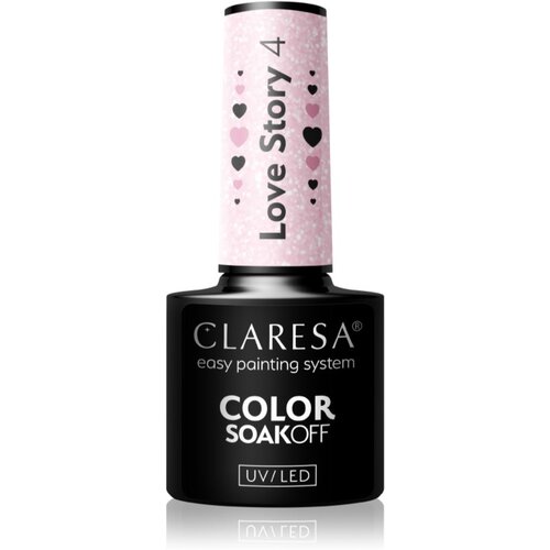 Claresa SoakOff UV/LED Color Love Story gel lak za nohte odtenek 4 5 g Cene