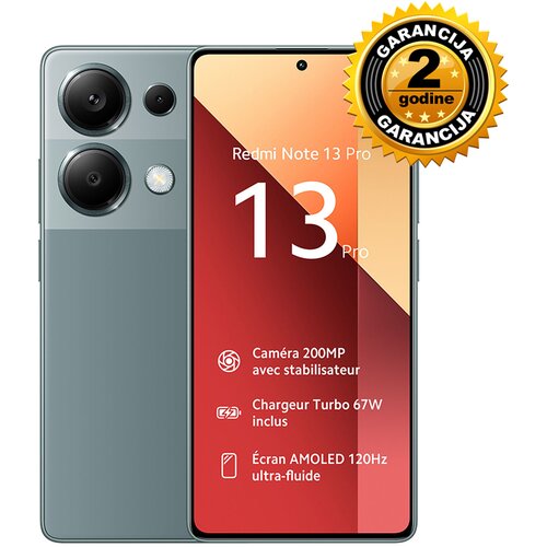XIAOMI REDMI NOTE 13 PRO 8+128GB GREEN EU Slike