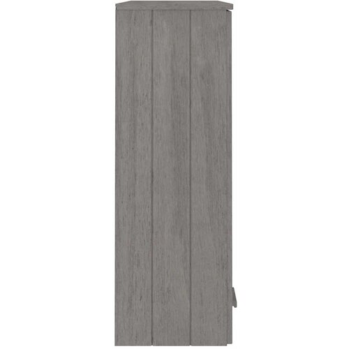  Gornji element za komodu HAMAR svjetlosivi 85x35x100cm borovina Slike