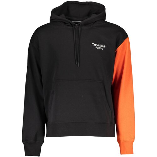 Calvin Klein SWEATSHIRT WITHOUT ZIP MAN BLACK Slike
