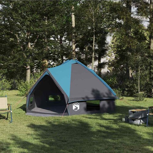 Šator Teepee za 6 osoba Plava i siva 431 x 366 x 185 cm Cijene