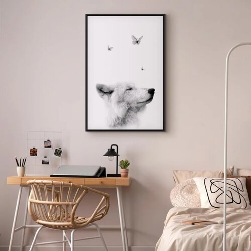  Slika - Gentle Dream (1 Part) Vertical 40x60 U crnom drvenom okviru Slike
