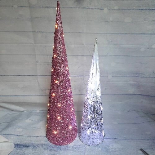  Pearl cone, jelka, biseri, roze, 80cm ( 761001 ) Cene