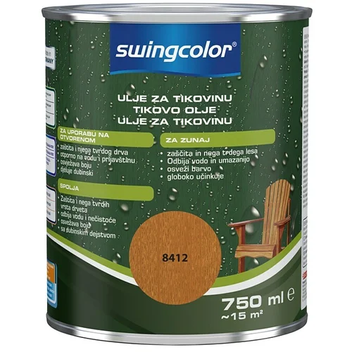 SWINGCOLOR Zaštitno ulje za drvo (750 ml, Svilenkasti mat)