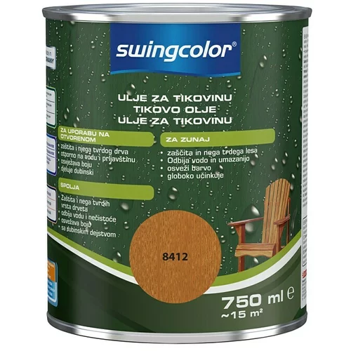 SWINGCOLOR Zaštitno ulje za drvo (750 ml, Svilenkasti mat)