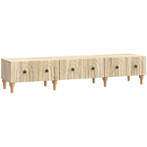 vidaXL TV omarica Sonoma hrast 147 x 34,5 x 30 cm Inženirski les, (5000210369) Cene