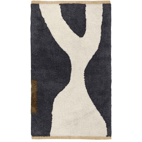 Mette Ditmer Denmark Temno siva/bež pralna bombažna preproga 50x80 cm Figura &amp;ndash; Slike